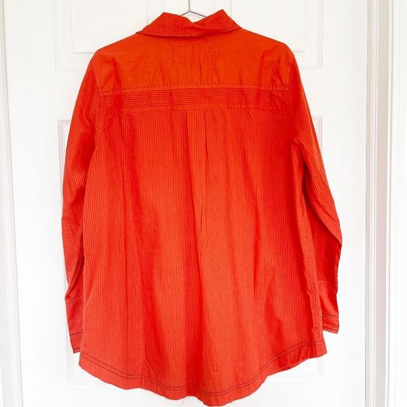 We The Free Tuxedo Shirt Tiger Red NWT - Picture 11 of 12